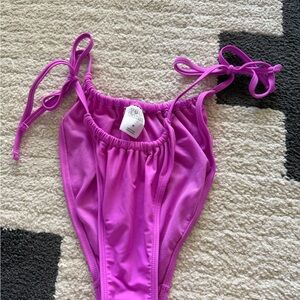 wild fable Hot Pink Tie-Side Bikini Bottom